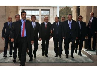 Kılıçdaroğlu Meclis Başkanı ile görüştü