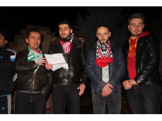 Taraftar grupları Bilecikli şehit için tek yürek oldu