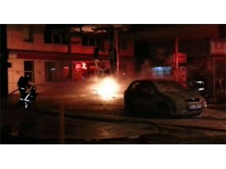 Akaryakıt istasyonunda korkutan yangın