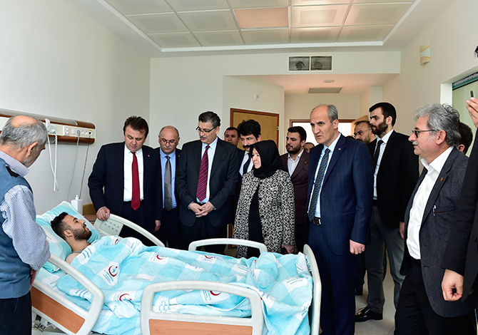 Yaralı Polise Geçmiş Olsun Ziyareti