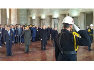 Anıtkabir’de ’Çanakkale’ töreni