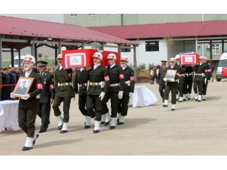 Şehitler memleketlerine uğurlandı