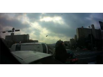 Işık ihlali korkunç bir kazayla sonlandı !