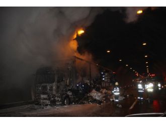 Bolu tünelindeki yangın kontrol altına alındı