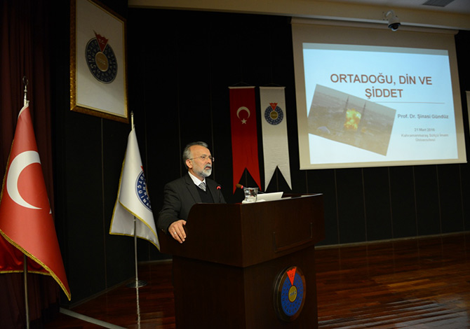 KSÜ’de Konferans Verildi