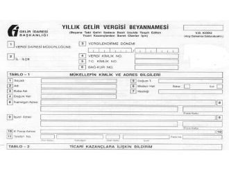 Gelir vergisi beyannamesinde süre uzadı
