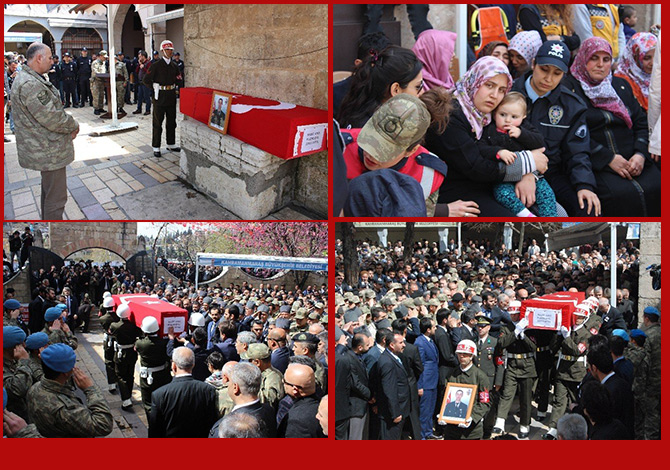 Kahramanmaraş Şehidini Uğurladı