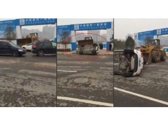 Sen misin şirketin girişine park eden !