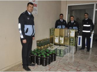 1 ton sahte zeytinyağı ele geçirildi