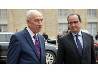 Hollande, Peres’le görüştü