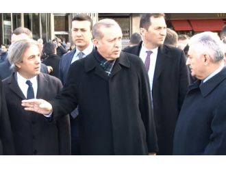 Erdoğan Taksim Meydanı’nı gezdi
