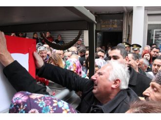 Şehidin cenazesinde gözyaşları sel oldu