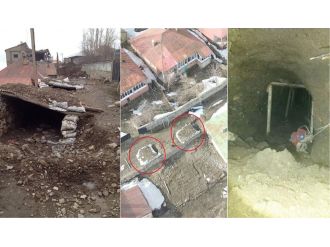 Teröristler evden eve tünel kazıp patlayıcı döşemişler!