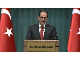 Kalın: Sayın Obama ile de...