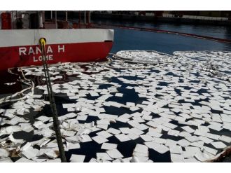 Denizi kirleten gemiye 58 bin lira ceza