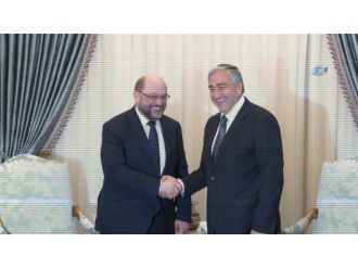 AP Başkanı Schulz, KKTC Cumhurbaşkanlığı’nda