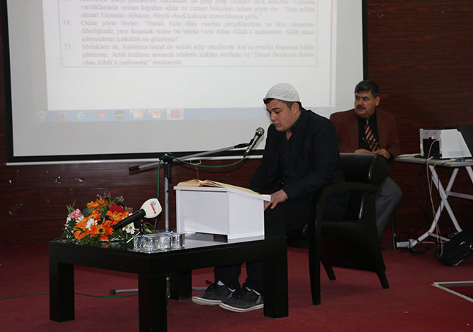 Kuran-ı Kerim Okuma Yarışması Yapıldı