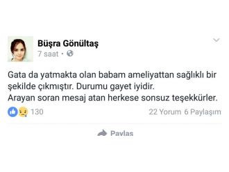 Yaralı polisin kızından duygulandıran paylaşım