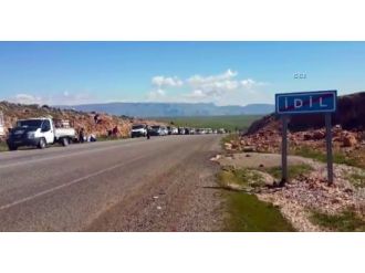 Yasağın kalktığı İdil’e dönüş başladı