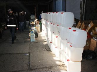 İstanbul’da sahte alkol operasyonu: 7 bin şişe...