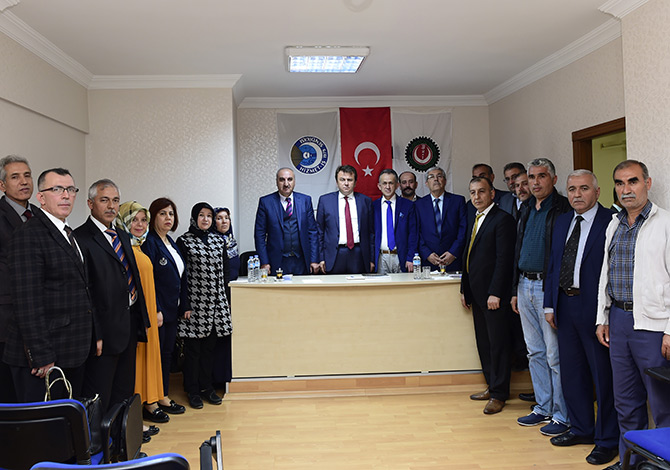 Başkan Erkoç’tan Hizmet-İş’e Ziyaret