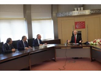 Kılıçdaroğlu Belediye Başkanları Birliği heyetiyle görüştü