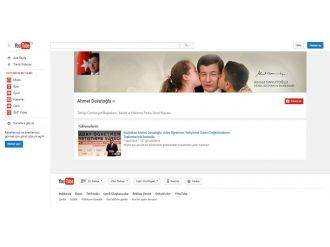 Davutoğlu youtube’dan ilk videosunu yayınladı
