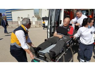 Bir astsubay tatbikatta yaralandı