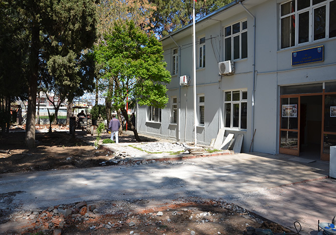 Jandarma Karakolunun Bakım Onarımı Yapılıyor