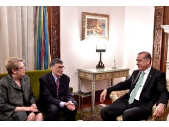 Erdoğan Aziz Sancar ve eşini kabul etti