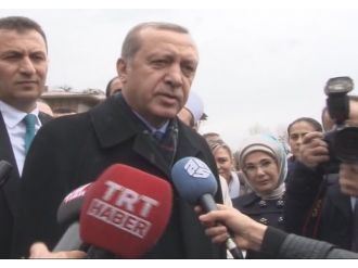Erdoğan Azerbaycan televizyonuna konuştu