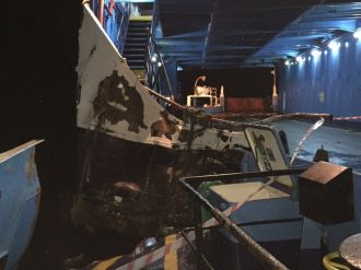 Denizde korku dolu anlar