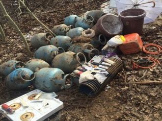 Dört odalı PKK sığınağı imha edildi