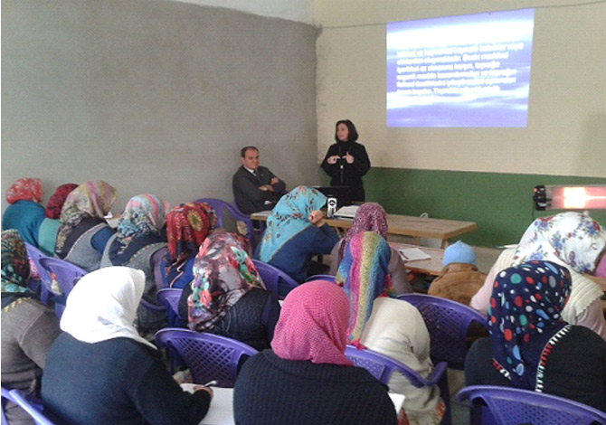 Cüceli Mahallesinde Biber Kursu Sona Erdi