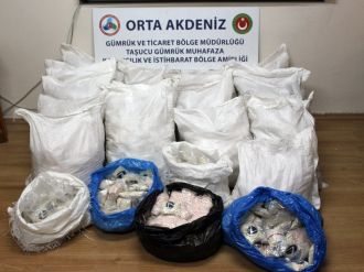 Gübre çuvalları içinde 20 milyonluk uyuşturucu