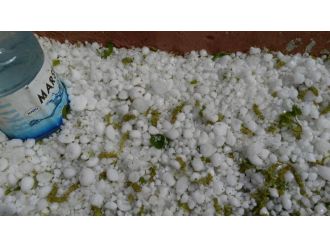 Adıyaman’ı dolu vurdu