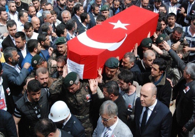 Kahramanmaraş Şehidini Uğurladı