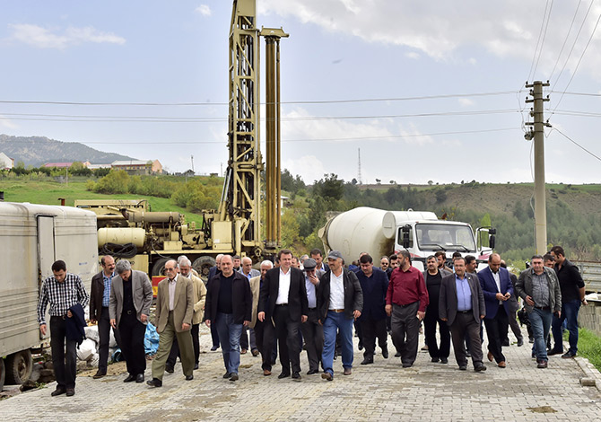 Başkan Erkoç Ilıca’da İncelemelerde Bulundu