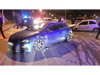 Daha ruhsatını almadığı aracı hurdaya döndü