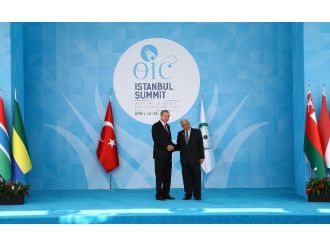 Erdoğan konukları bizzat karşıladı