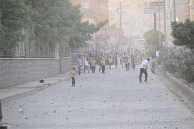 Cizredeki yürüyüşten sonra olaylar çıktı