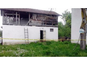 En acı manzara: Odunluğa çıkan anne...