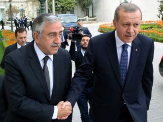 Erdoğan, Akıncı ile görüştü