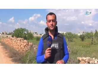 Yanında bomba patlayan muhabir yaralandı