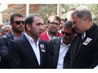 Şehidin cenazesine Fikret Orman da katıldı
