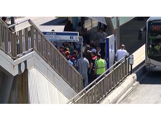 Metrobüsteki şüpheli paketten termos çıktı