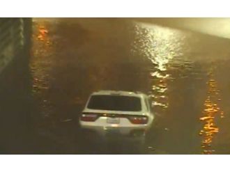 Suya gömülen cip genç kadın sürücüye mezar oldu