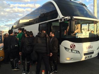 Bursaspor’a Kayseri’de otobüs şoku