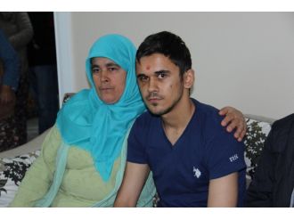 Diyarbakır gazisi evine döndü