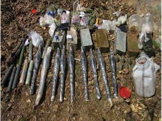 Bingöl’de çok sayıda mühimmat ele geçirildi